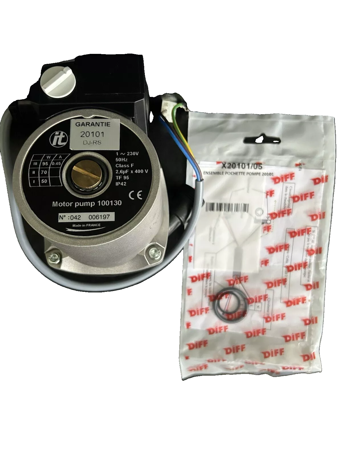 Circulateur ISOTHERM DIFF 100130 25/40‑180 mm – Neuf, déstockage pro, sans emballage d'origine