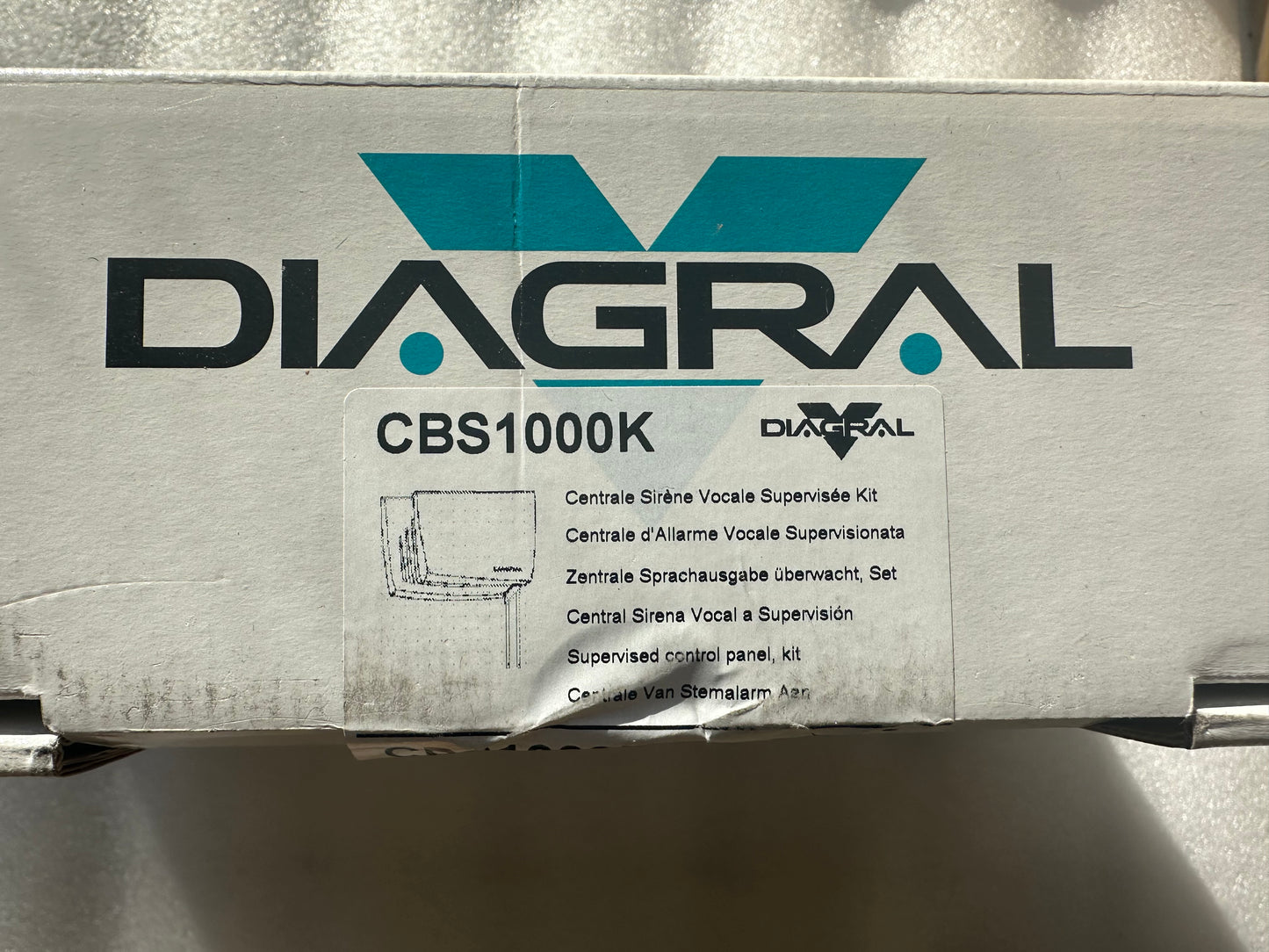 Diagral CBS1000K – Centrale-sirène vocale supervisée – Neuf déstockage