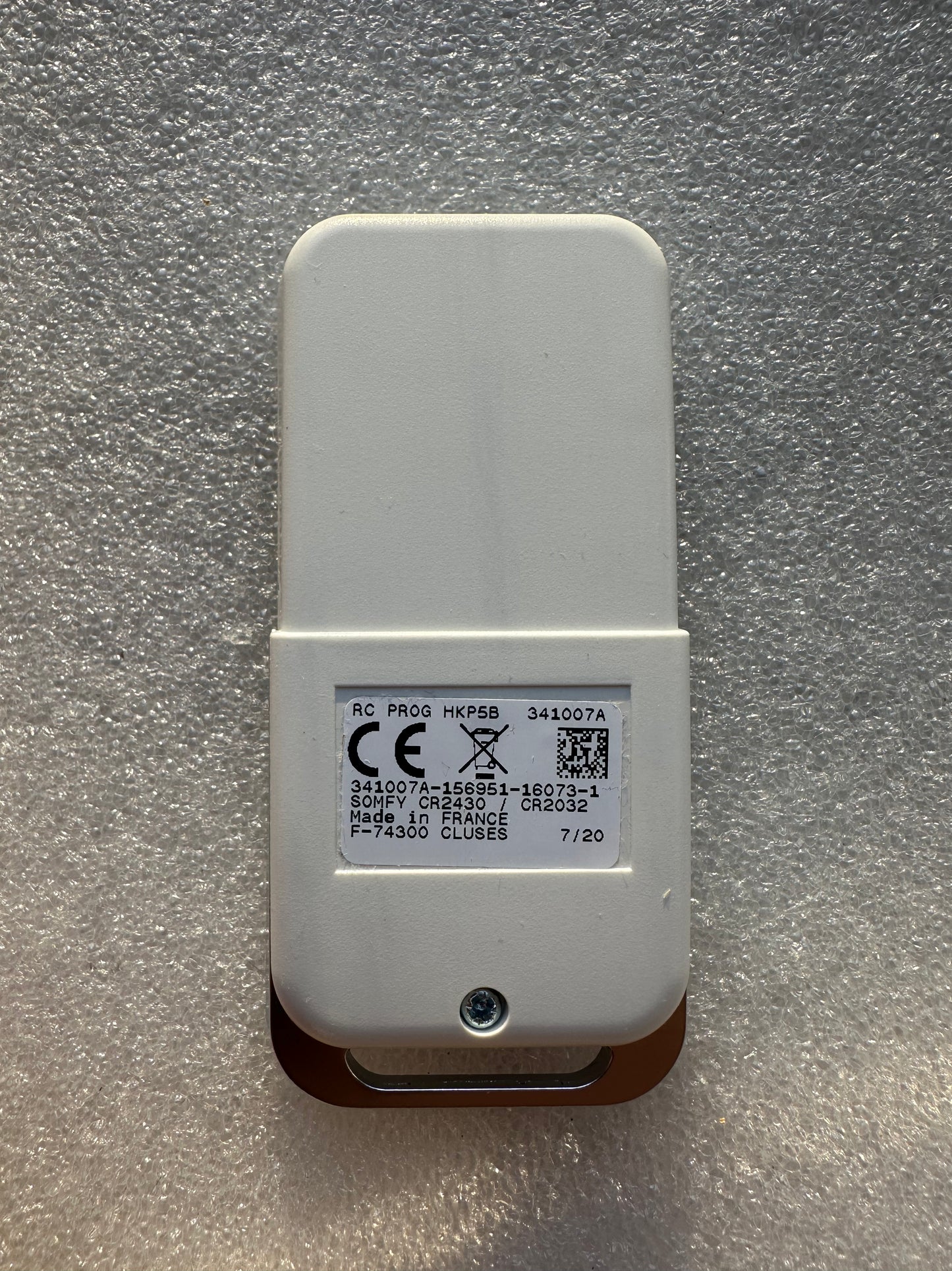 Somfy 1875157 – Télécommande Marche/Arrêt alarme Home Keeper – Neuf déstockage