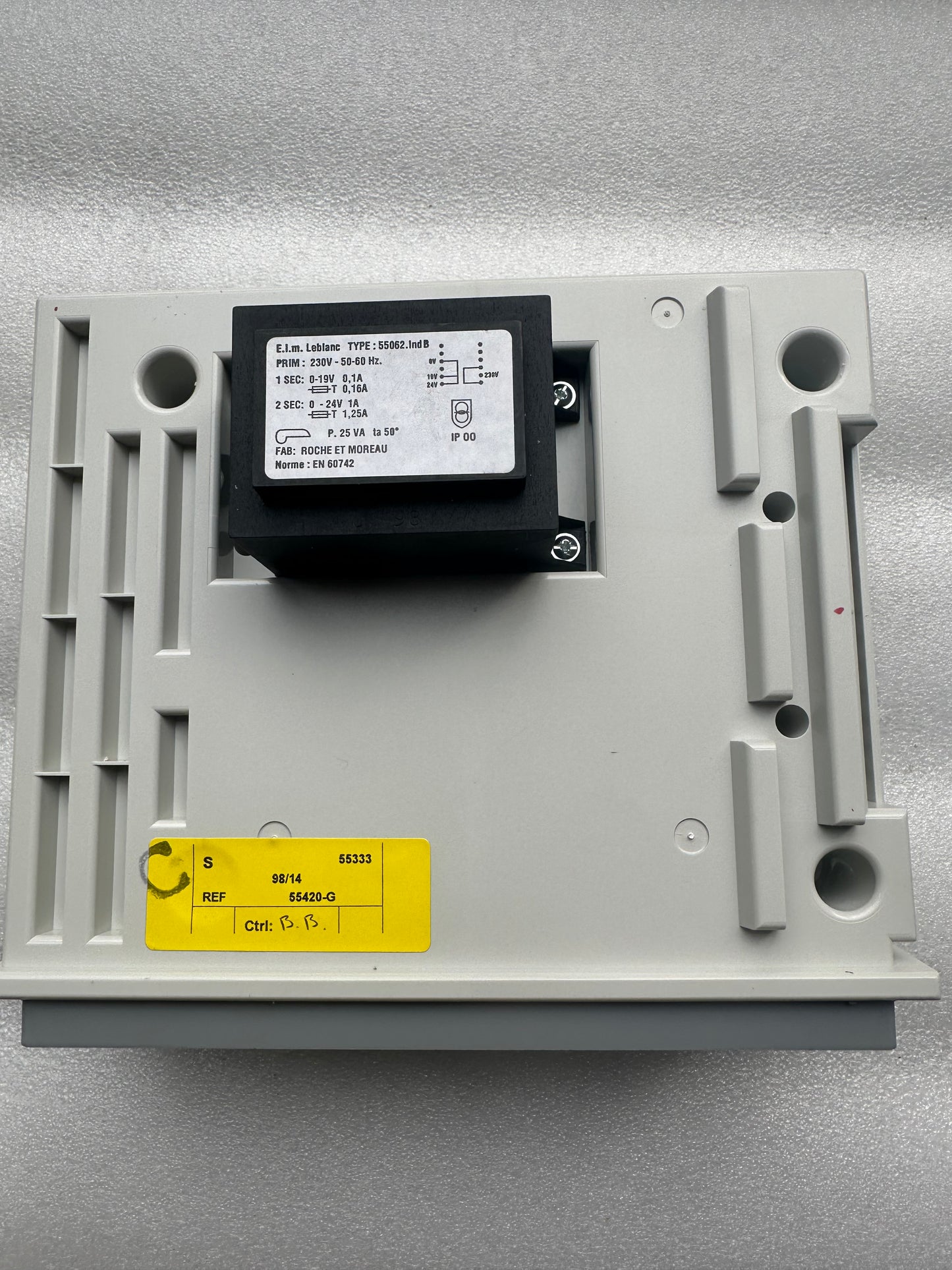 Elm Leblanc – Tableau électrique chaudière – Réf. S55420 / 55420-G – Déstockage