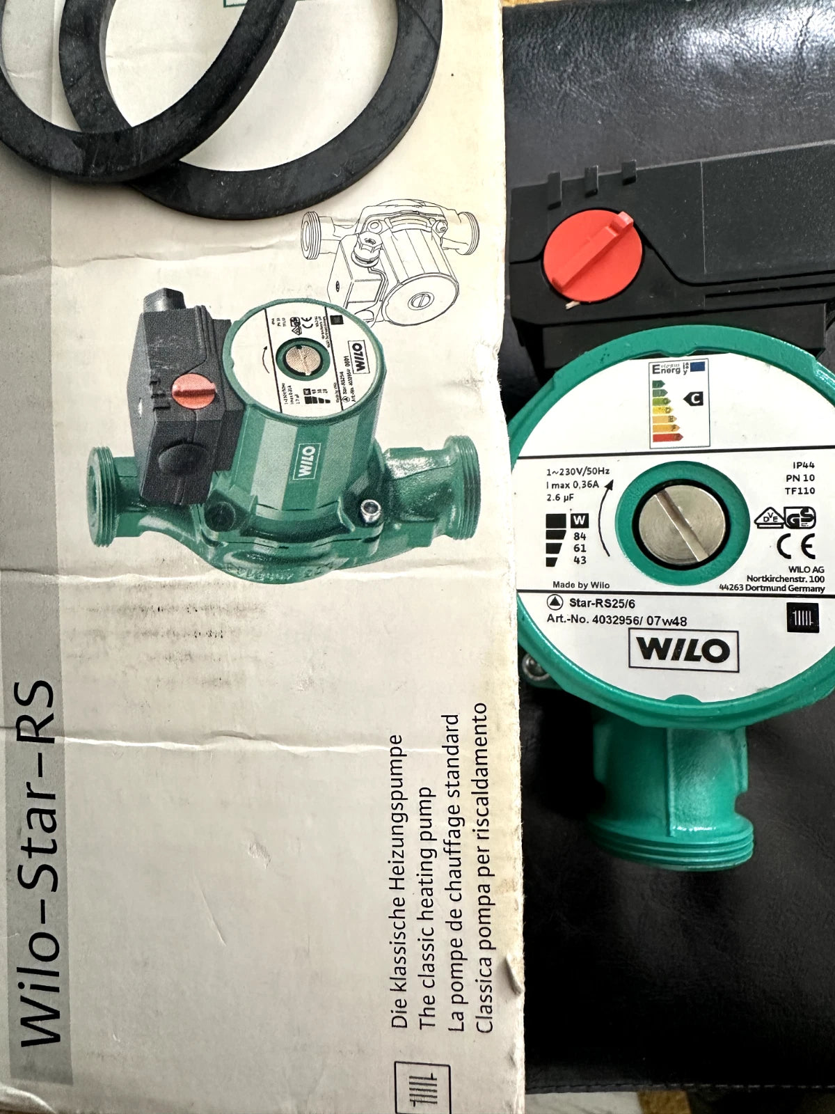 Wilo Star RS 25/6 – Circulateur chauffage 3 vitesses – 180 mm – Neuf déstockage