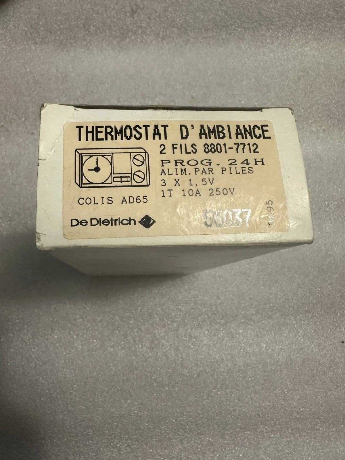 De Dietrich AD 65 – Thermostat de chauffage – Réf. 8801-7712 – Déstockage