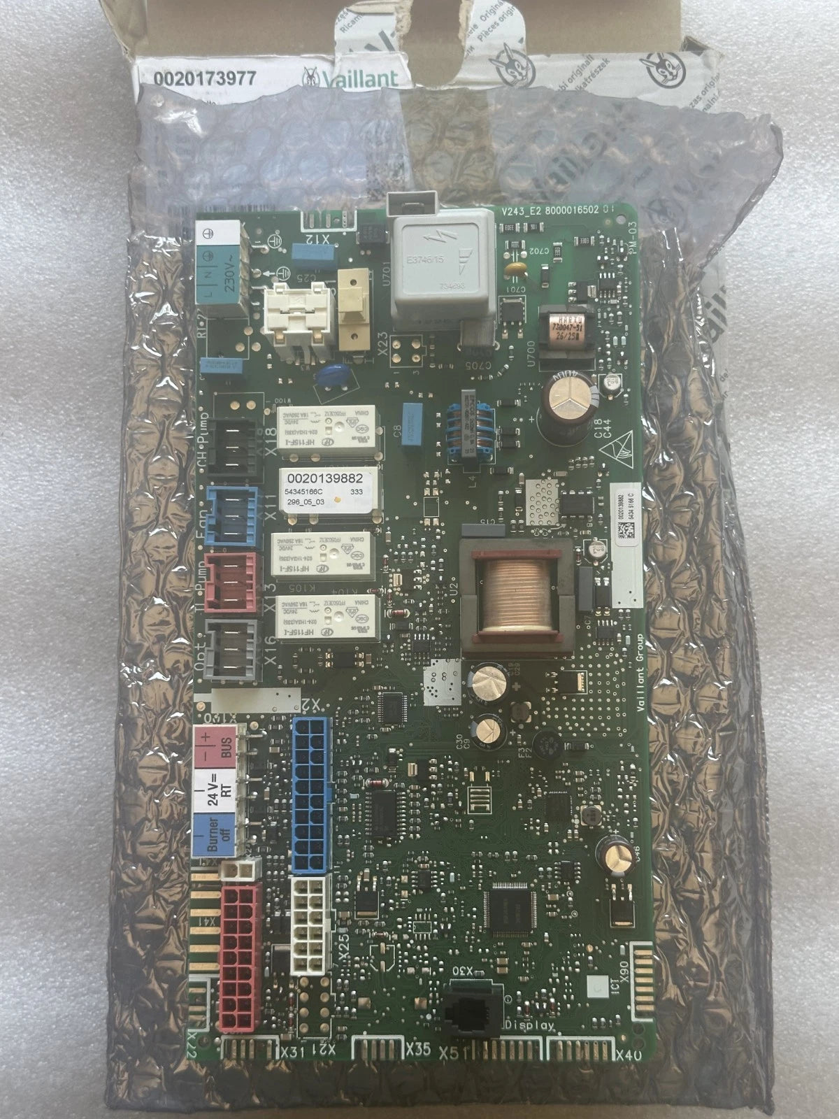 Carte électronique Vaillant – Carte de commande chaudière 0020173977
