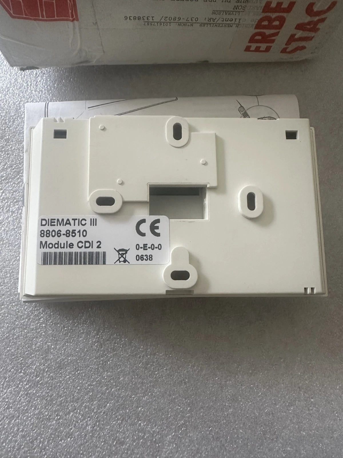 Tableau de commande De Dietrich CDI2 FM51 DIEMATIC 3 Filaire Réf. 8806-8510