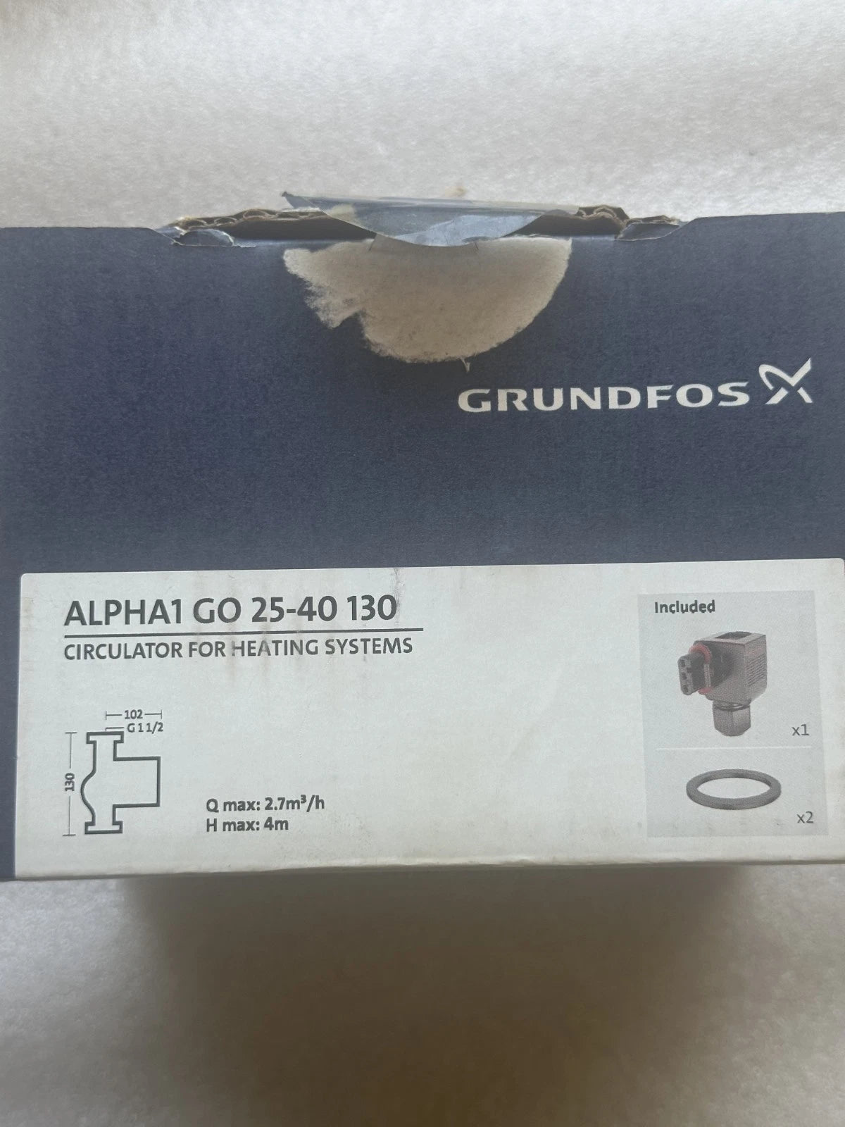 ALPHA1 GO 25-40 130 220-240V 9H AB0- GRUNDFOS - 93074186