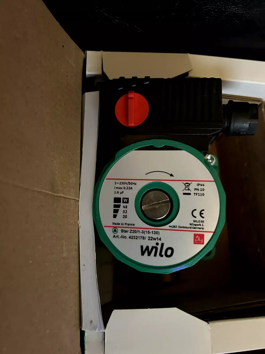 Pompe de bouclage ECS Wilo Star-Z 20/1-3 réf. 4232178 – Neuf destockage pro