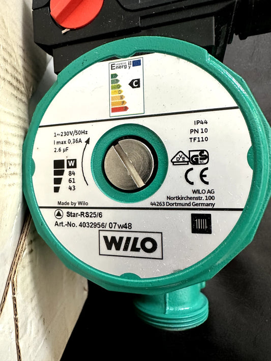 Wilo Star RS 25/6 – Circulateur chauffage 3 vitesses – 180 mm – Neuf déstockage