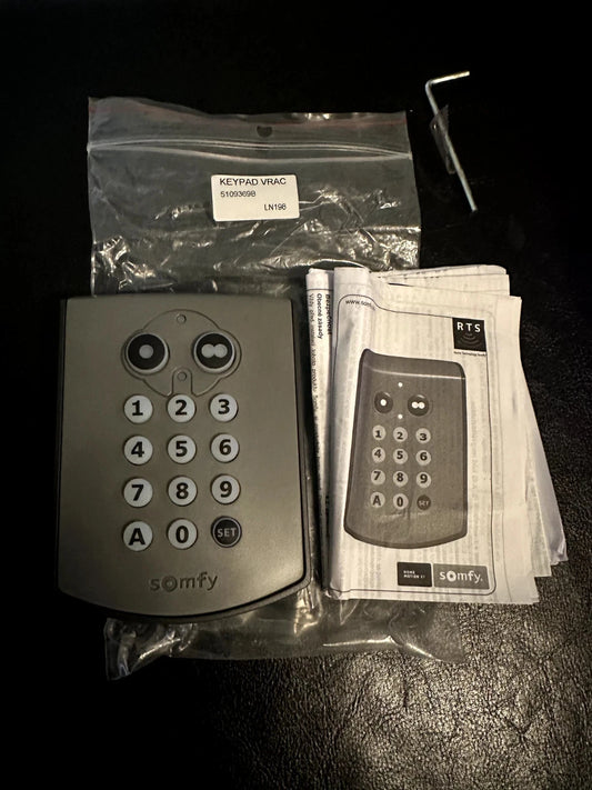 Clavier à code extérieur Somfy RTS IP55 – Neuf déstockage sans emballage