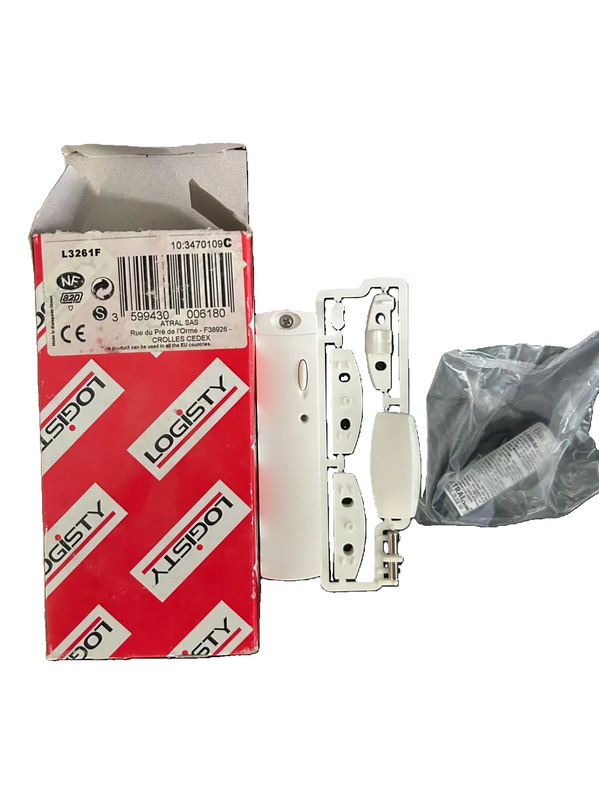 Détecteur d’ouverture sans fil Hager Logisty L3261 – Blanc – Neuf déstockage