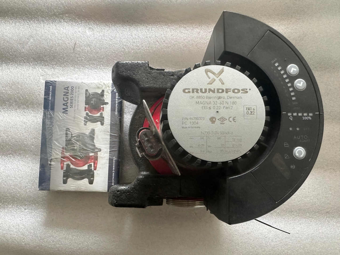 grundfos magna 32-60 n 180 – circulateur inox réf 96700323