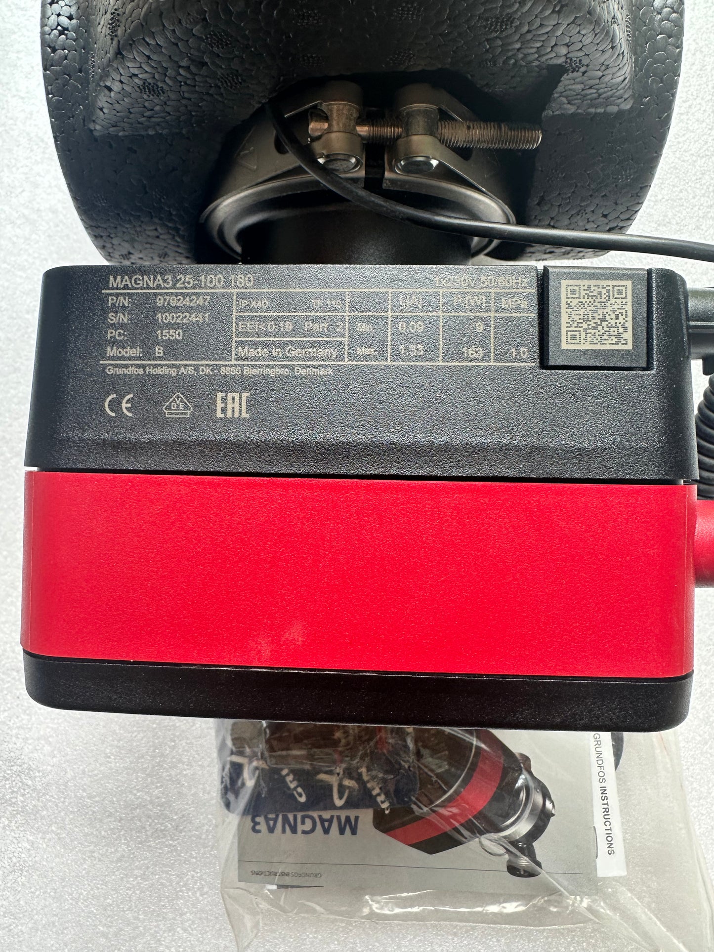 Circulateur Grundfos MAGNA3 25-100 – 180 mm, haut rendement, neuf déstockage sans emballage