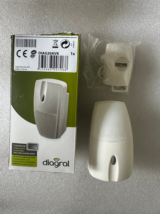 Diagral DIAG20AVK – Détecteur d’ouverture sans fil 433 MHz – Neuf déstockage