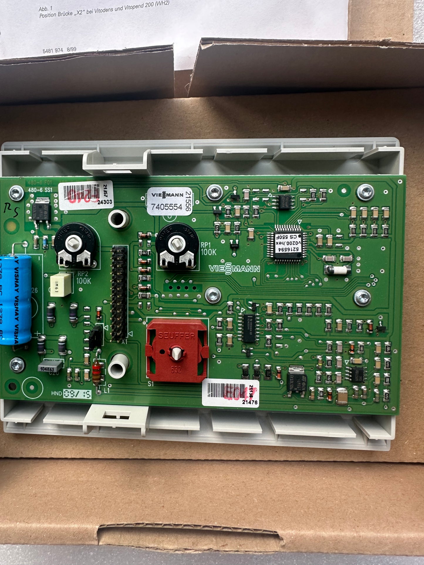 Viessmann Module BT2 7819947 – Unité de commande chaudière – Neuf (Déstockage, emballage abîmé)