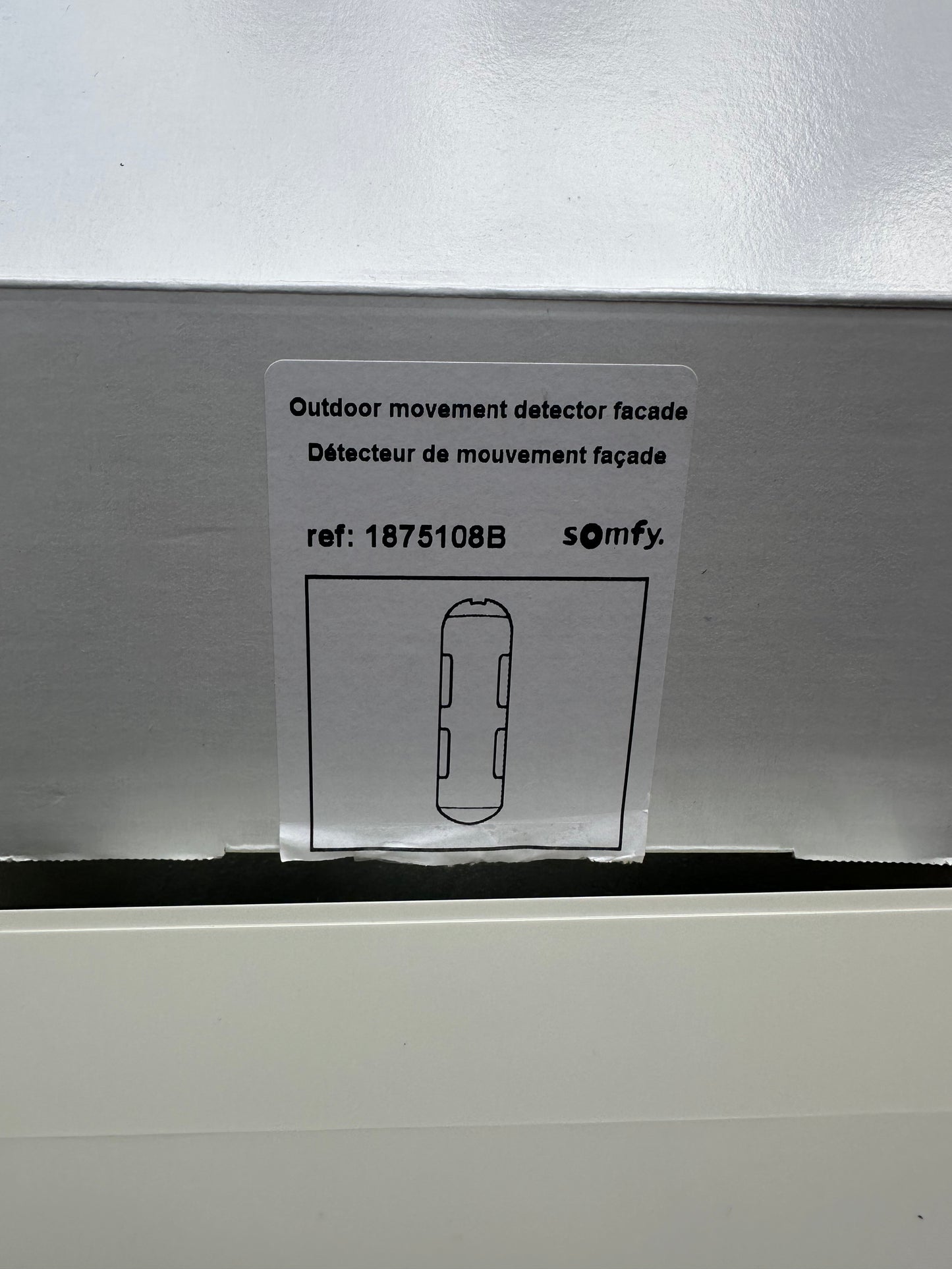 Somfy 1875108 – Détecteur de mouvement extérieur Façade – Neuf (Déstockage, emballage abîmé)