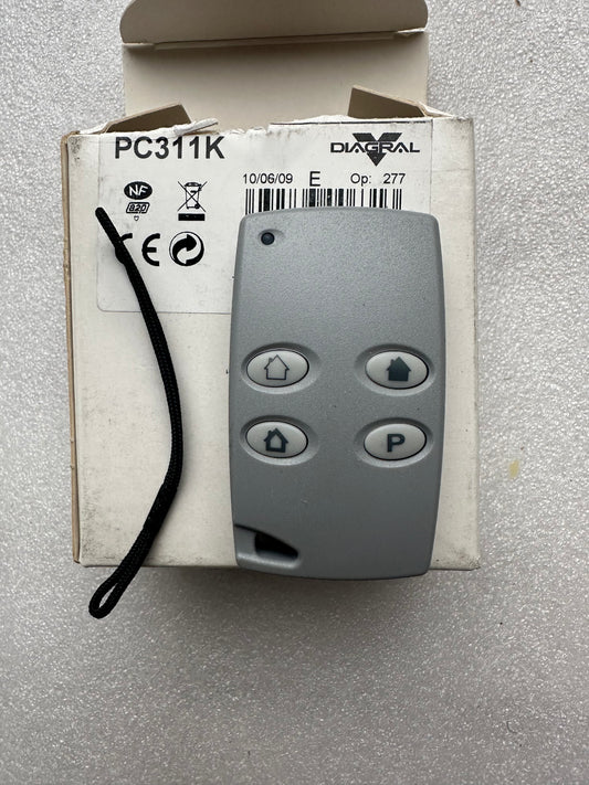 Télécommande Diagral PC311 originale – 4 touches programmables
