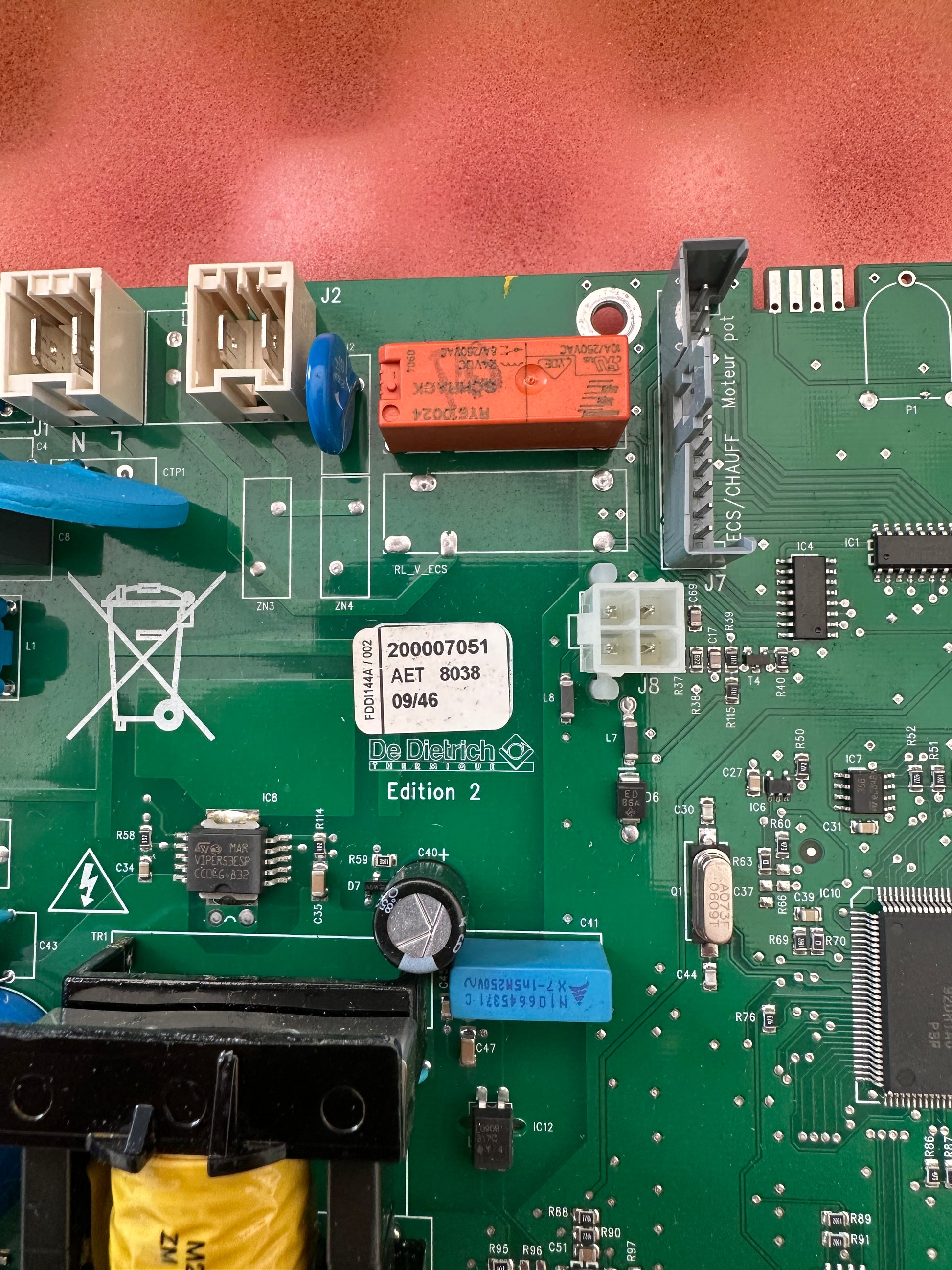 de dietrich / chappée - carte électronique - réf. 200007051 - neuf vue 2