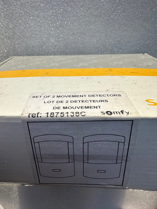 Lot de 2 détecteurs de mouvement Somfy 1875138C – Neuf/d’occasion testés – Compatible Home Keeper/Protexial