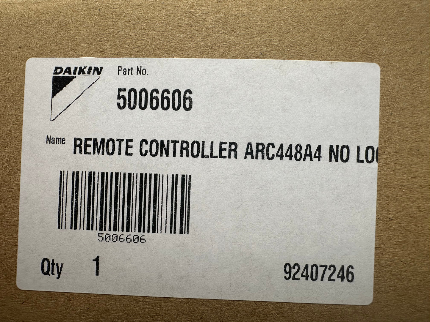 daikin arc448a2 - télécommande originale climatiseur - neuf