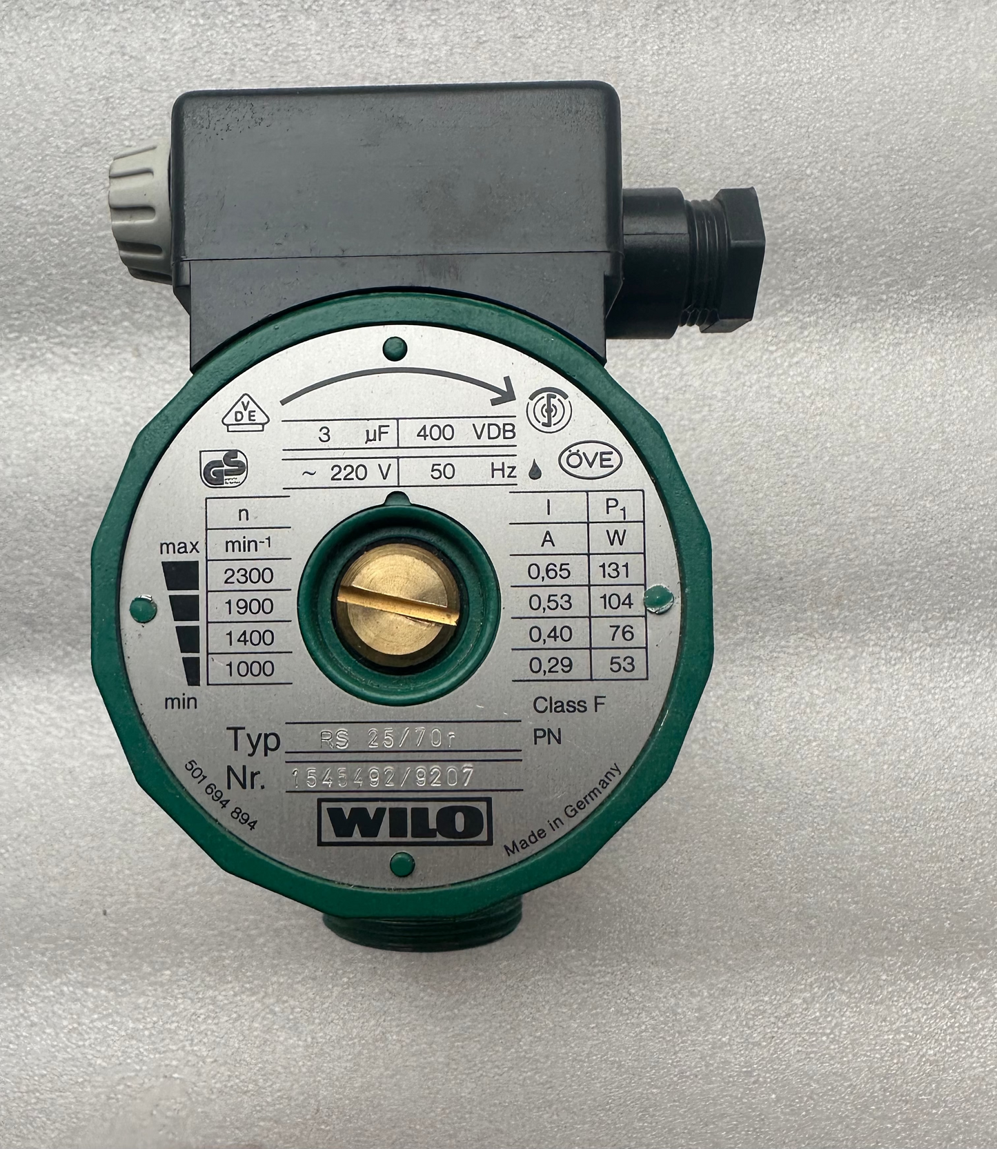 Wilo RS 25/70R – Circulateur chauffage DN25 – Neuf déstockage