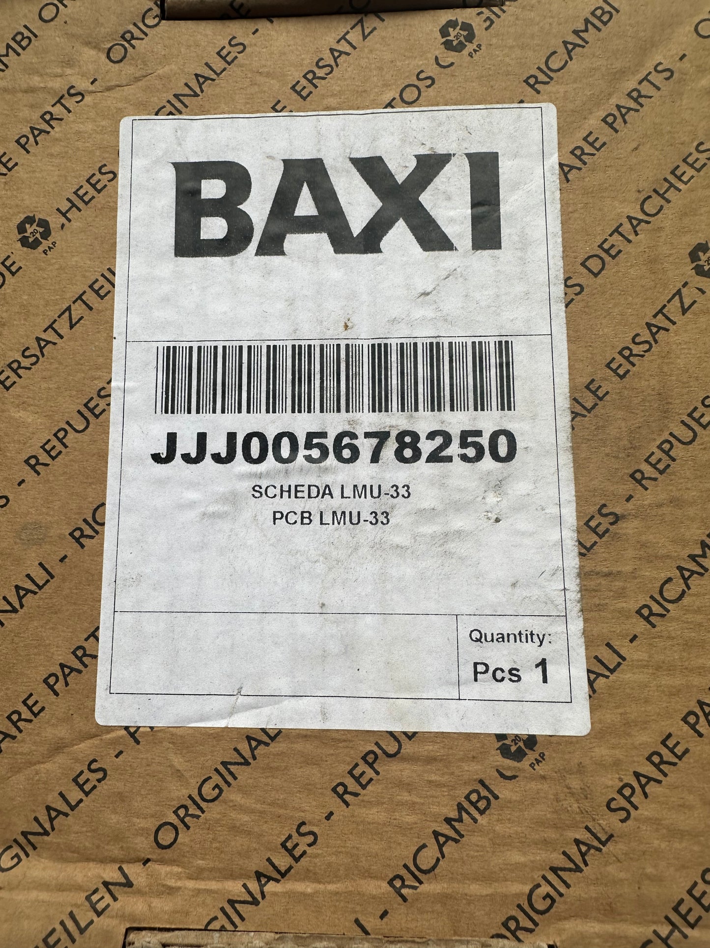 de dietrich / chappée / baxi - carte électronique - réf. jjj005678250 - neuf