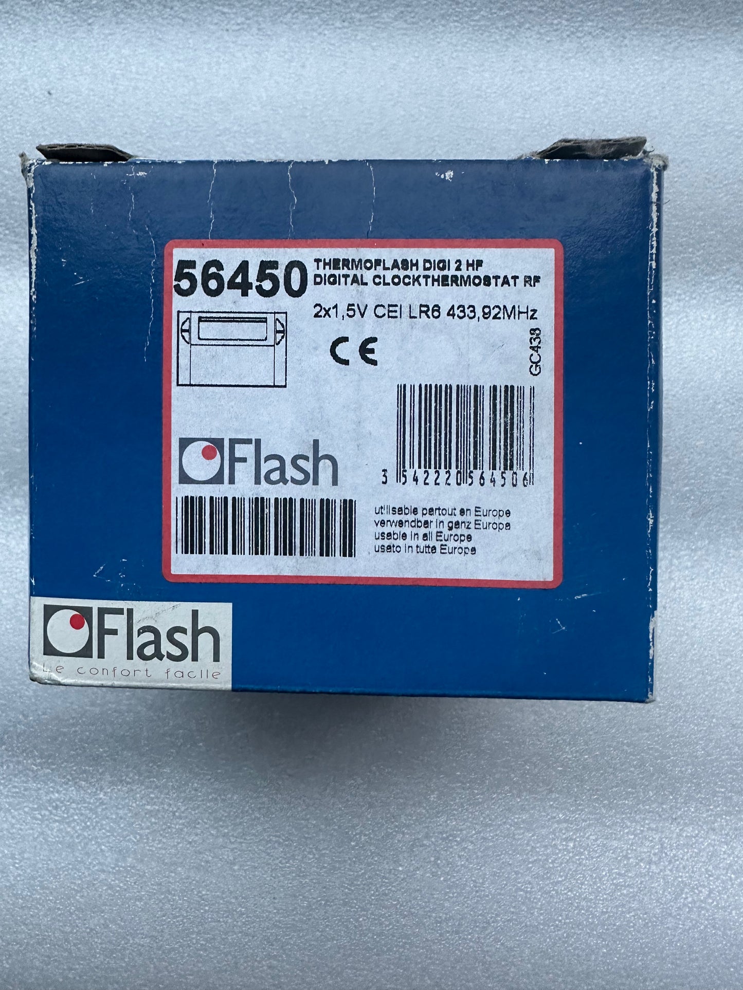 thermoflash digi 2 hf - thermostat d'ambiance - réf. 56450 - neuf vue 2