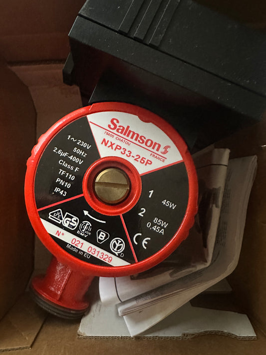 Pompe de chaudiere circulateur Salmson NXP 33-25P Neuve