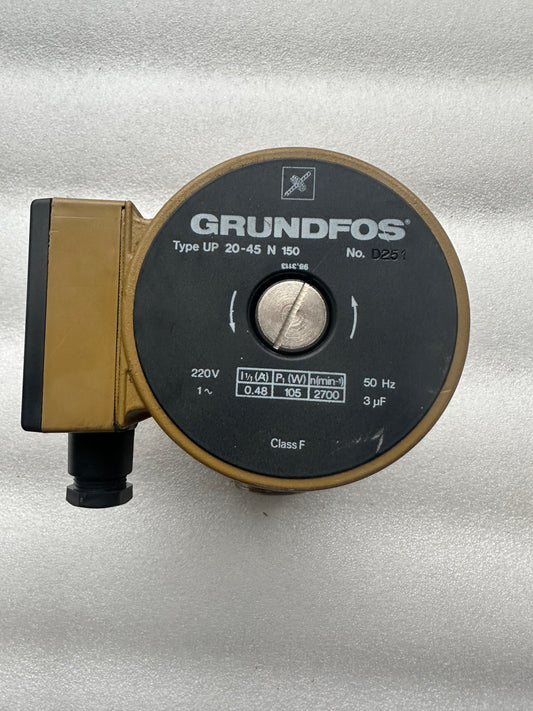 Pompe de chaudière – Circulateur Grundfos UP 20-45 N 150 – Neuf Déstockage Pro