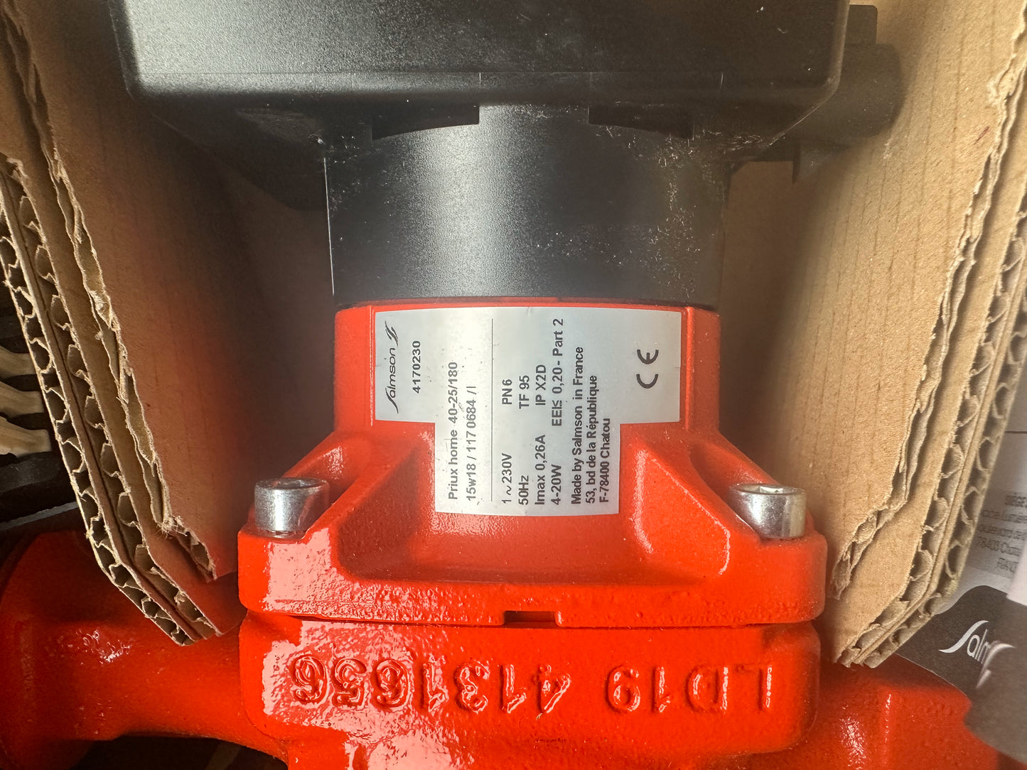 priux home 40/25 180 - circulateur pompe chaudière - réf. 4170230 vue 2