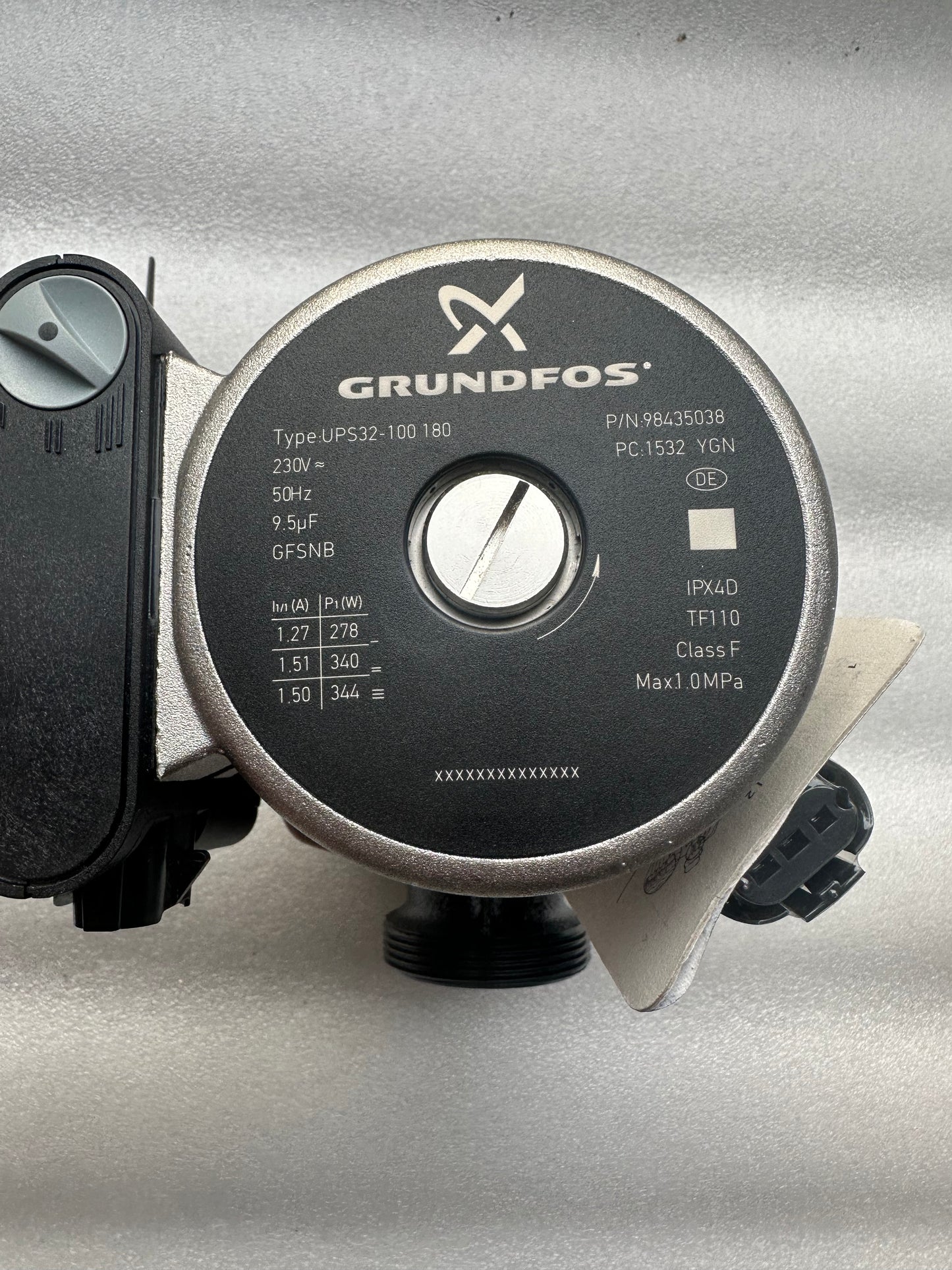 grundfos ups 32-100 180 - circulateur pompe chaudière - réf. 98435038