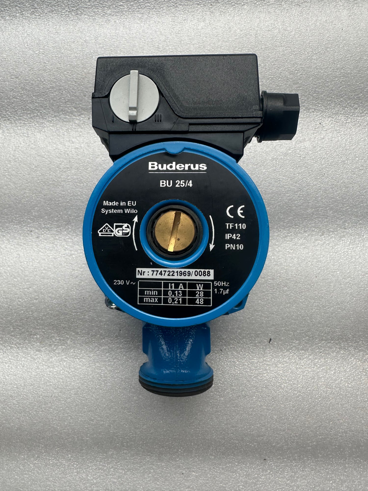 buderus bu 25/4 - circulateur pompe chaudière