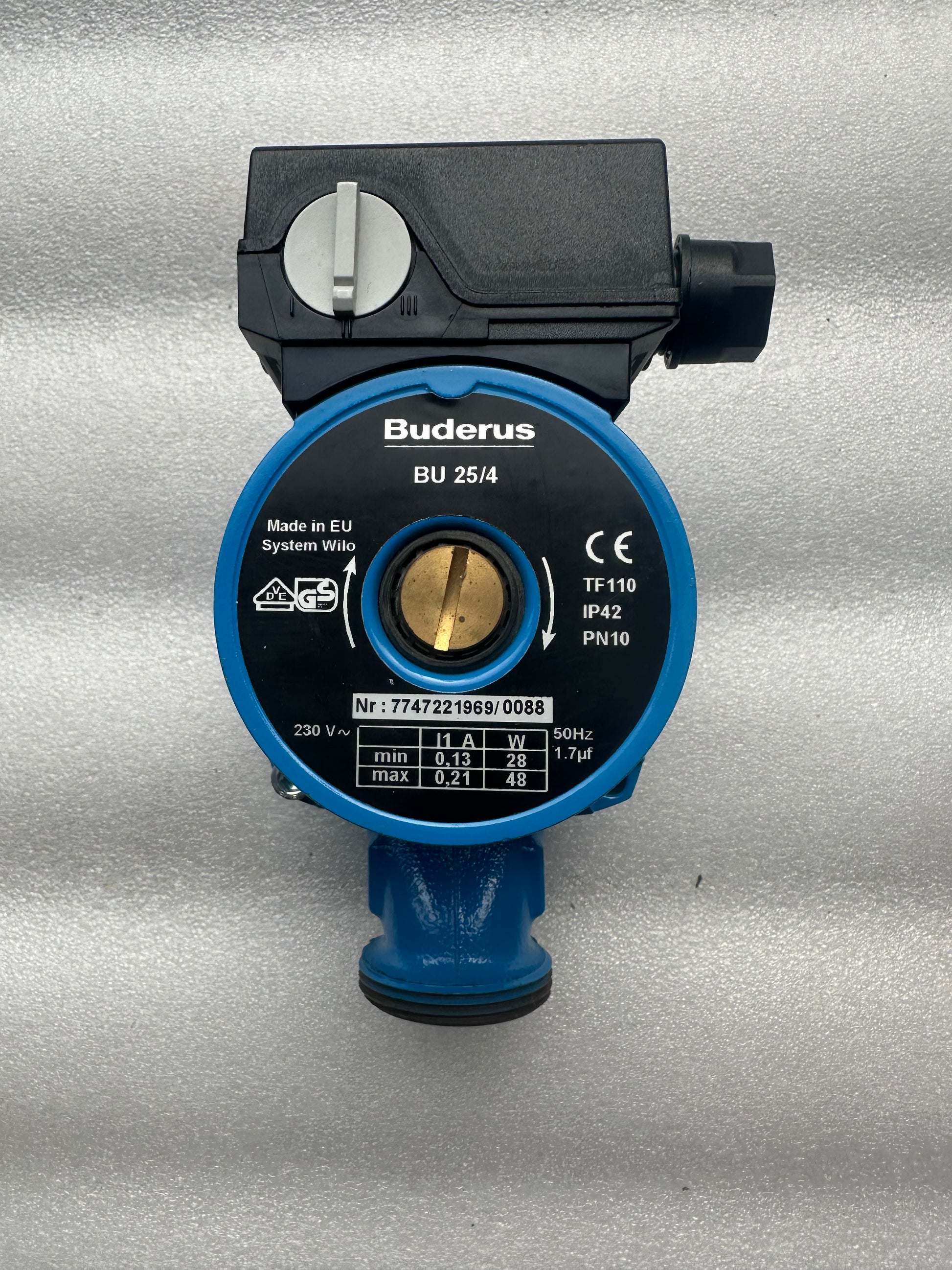 pompe de chaudière – circulateur buderus bu 25/4