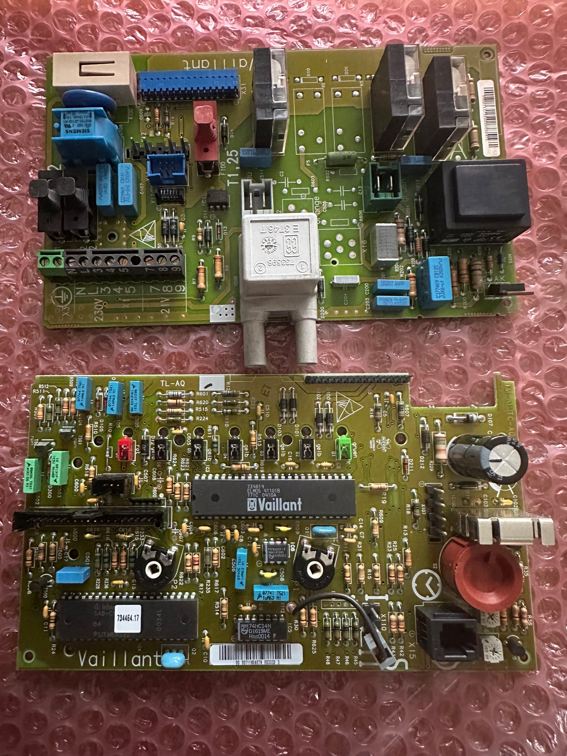 carte électronique / circuit imprimé (ensemble) vaillant – réf. 130438