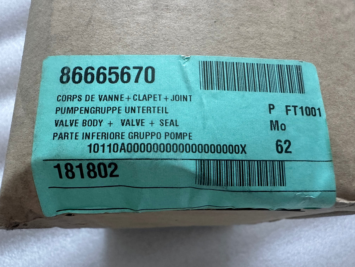 corps de vanne de dietrich – réf. 86665670 (181802) – neuf / déstockage pro