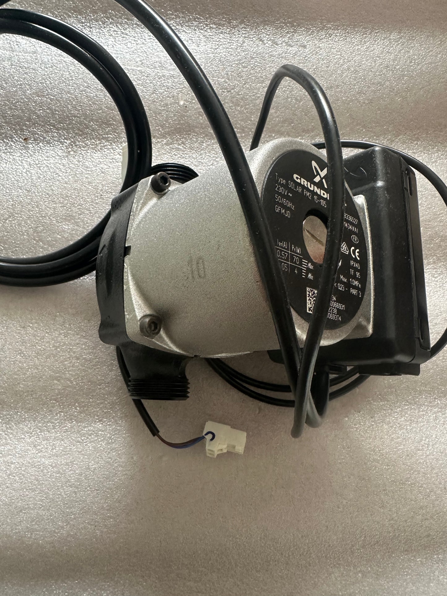 Grundfos Solar PM2 15-105 130 – Circulateur solaire – Réf. 98336527 – Déstockage