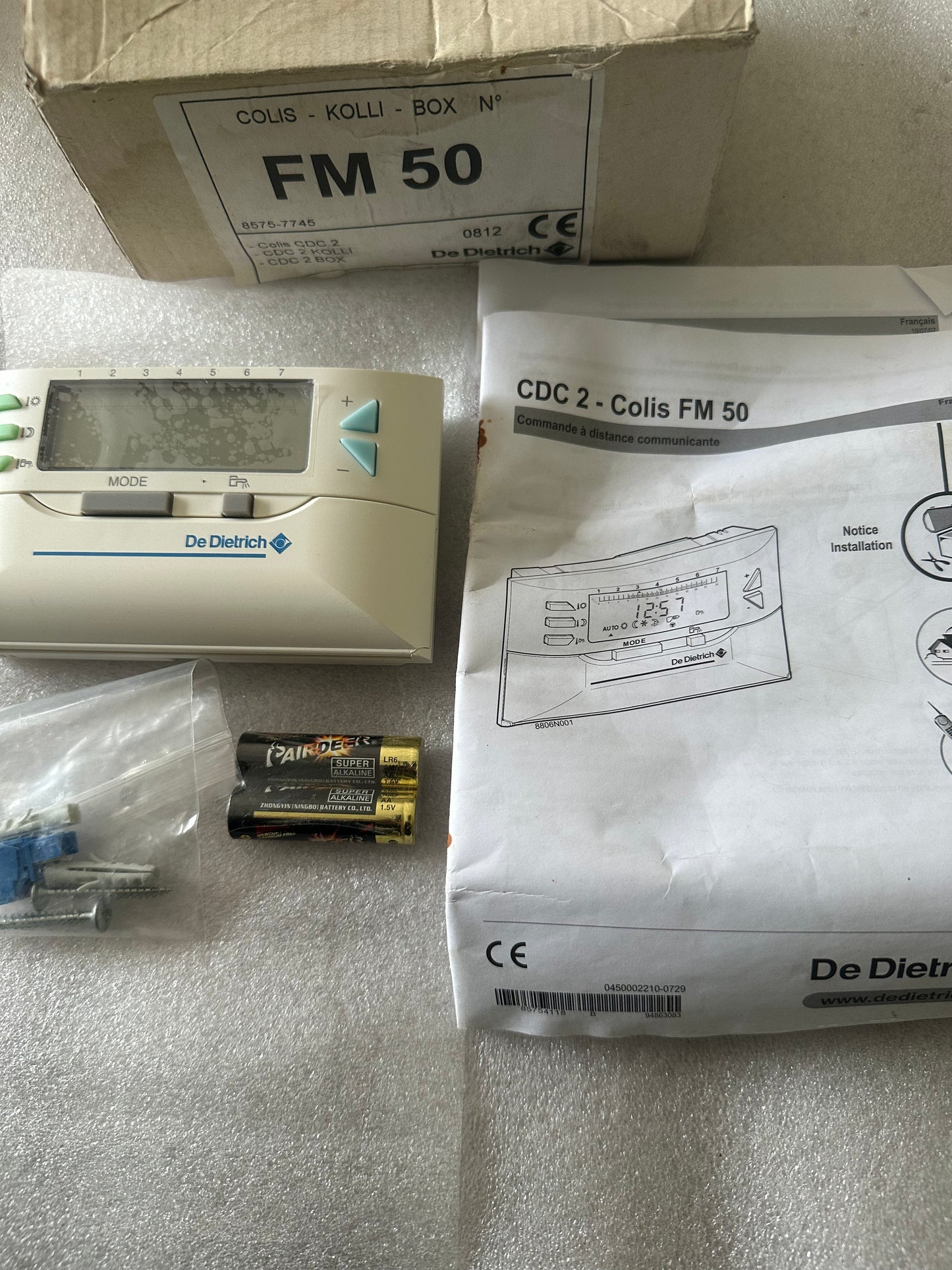 De Dietrich Easymatic 8806-8511 – Thermostat CDC2 chaudière – Module régulation chauffage
