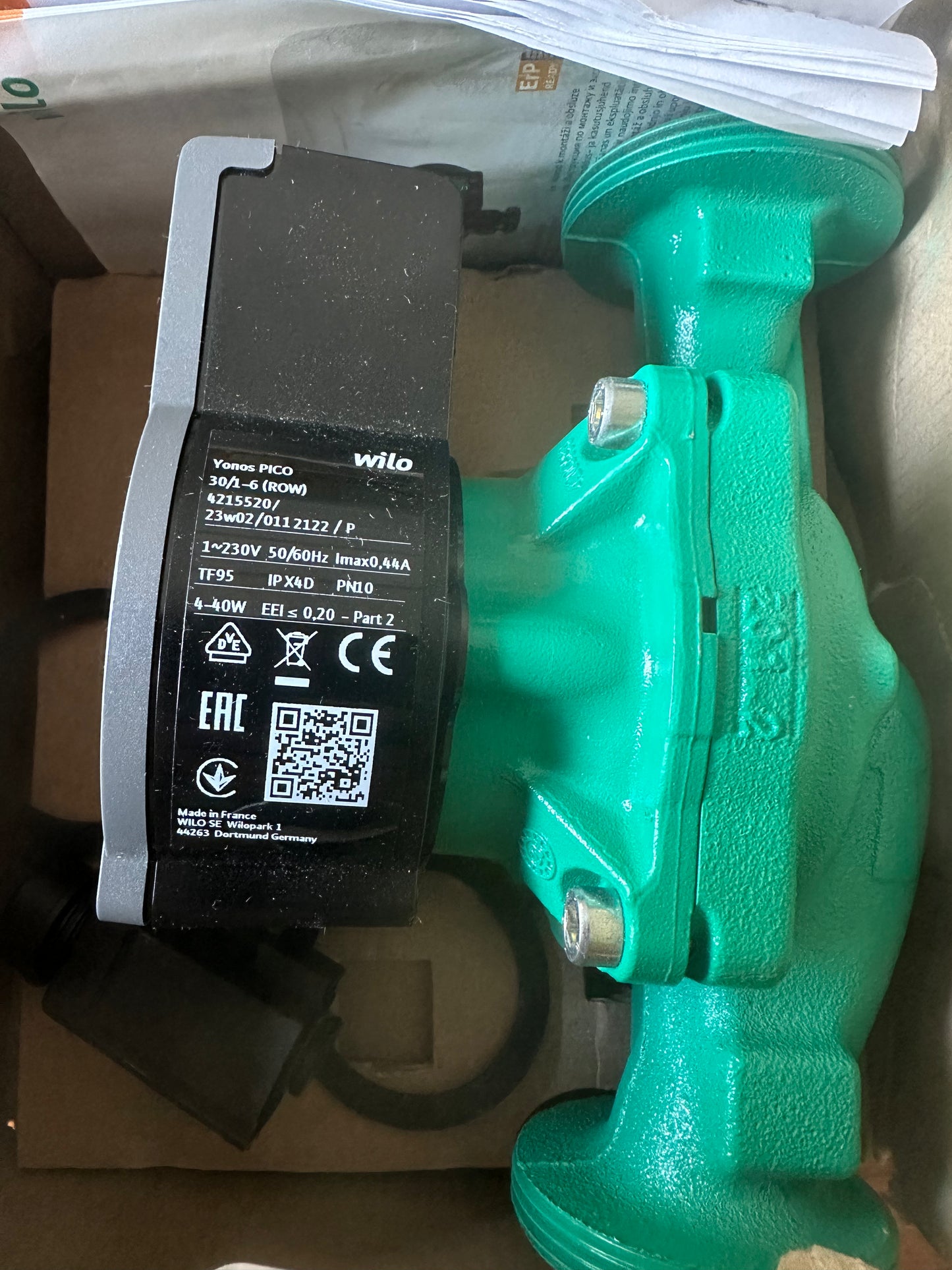 circulateur haut rendement wilo 30 1 6 chauffage
