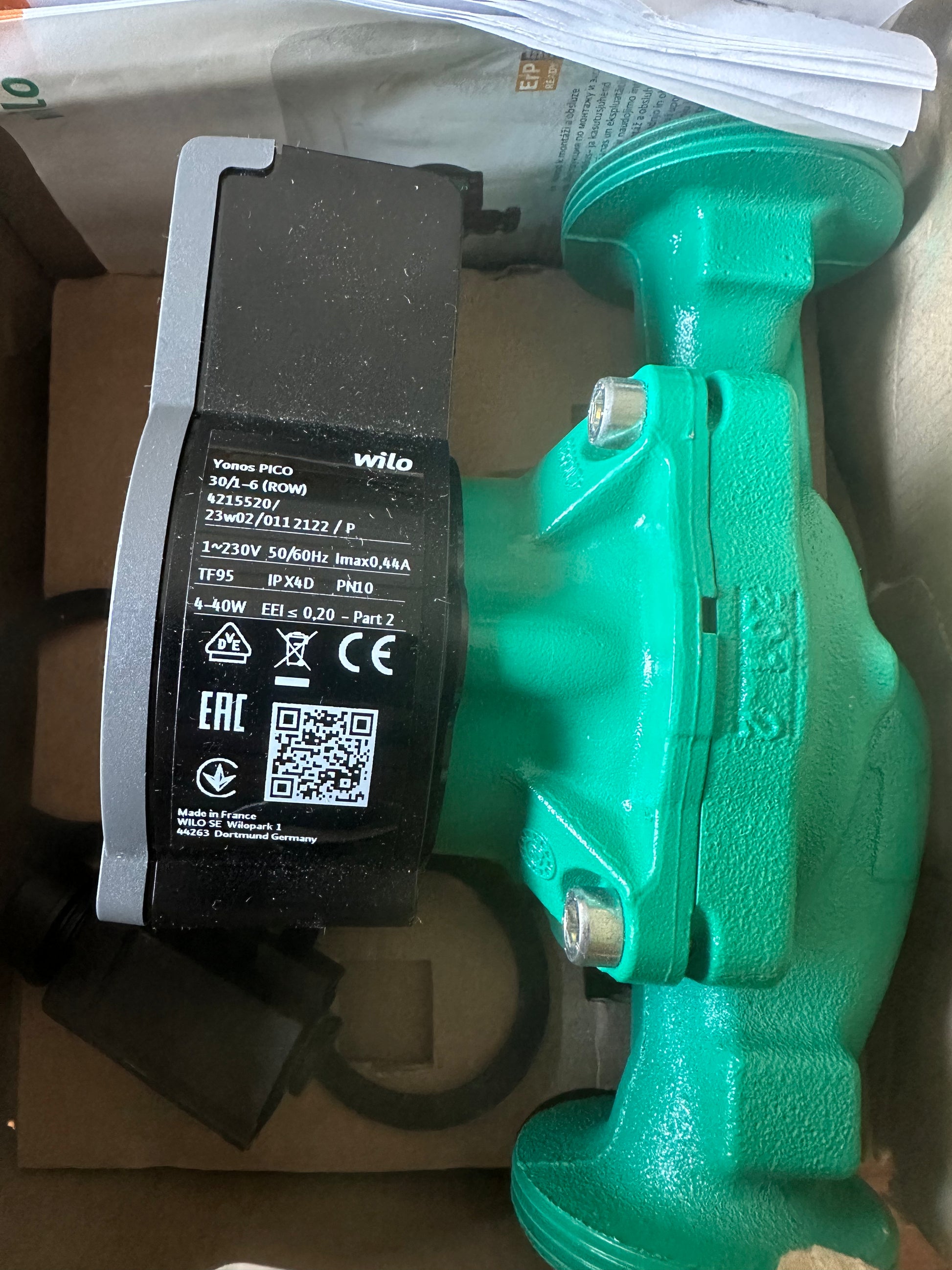 circulateur haut rendement wilo 30 1 6 chauffage
