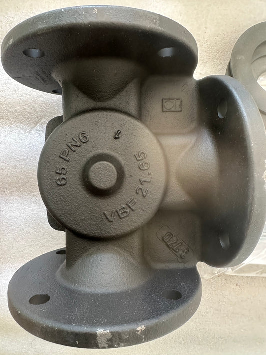 siemens vbf21 65 vanne 3 voies dn65 avec adaptateur ask31n