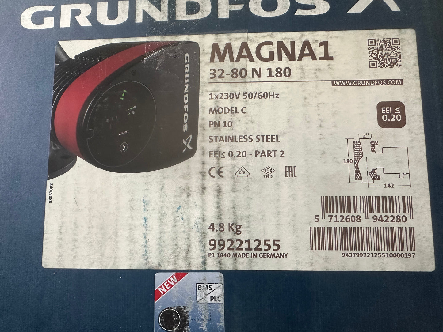 pompe chauffage collectif grundfos f240 dn50
