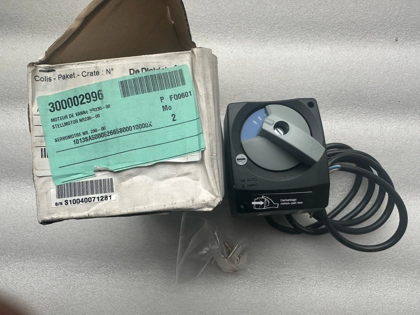 Moteur de vanne NR230-00 – De Dietrich / Chappée – Réf. 300002996 – Neuf déstock