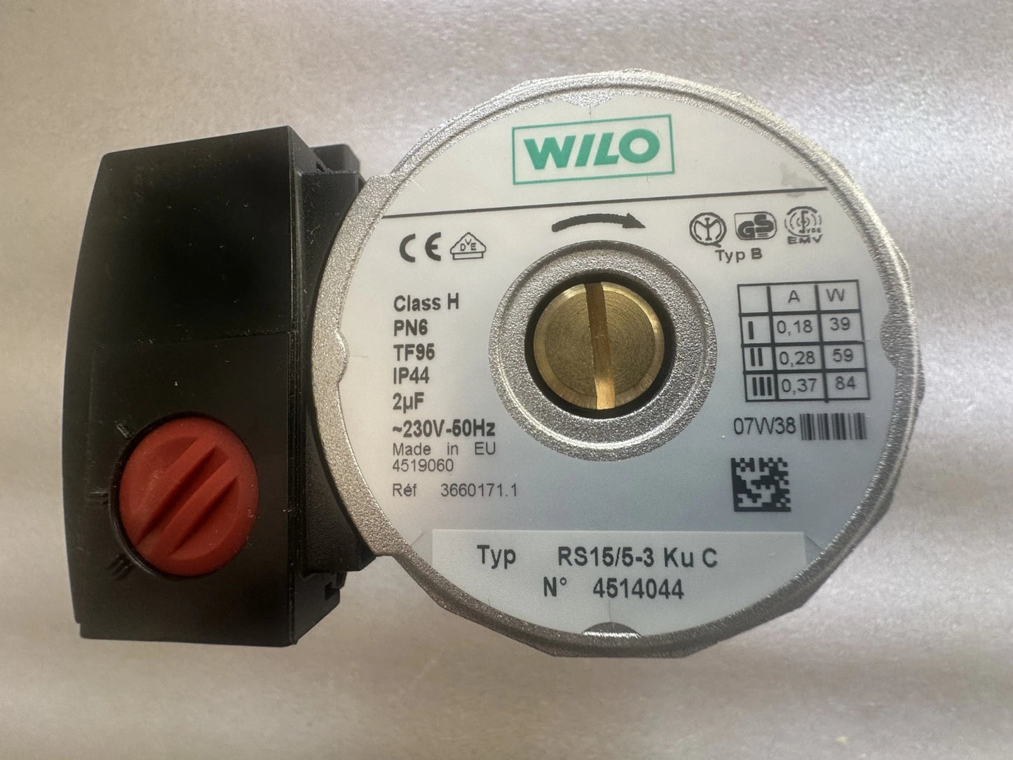 Circulateur Wilo RS15/5-3 KU C Réf. 4514044 – Pompe de circulation chauffage
