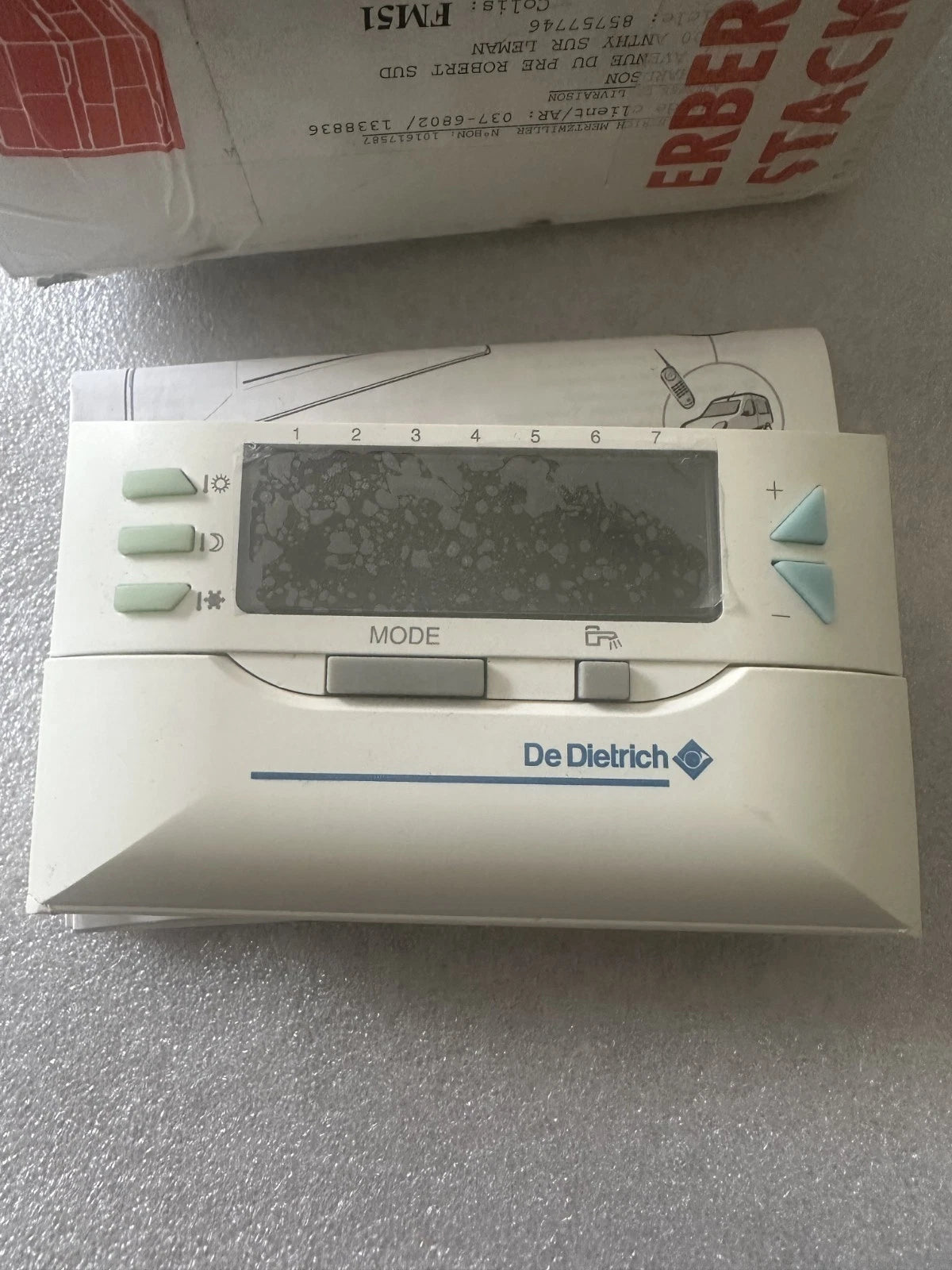 Tableau de commande De Dietrich CDI2 FM51 DIEMATIC 3 Filaire Réf. 8806-8510