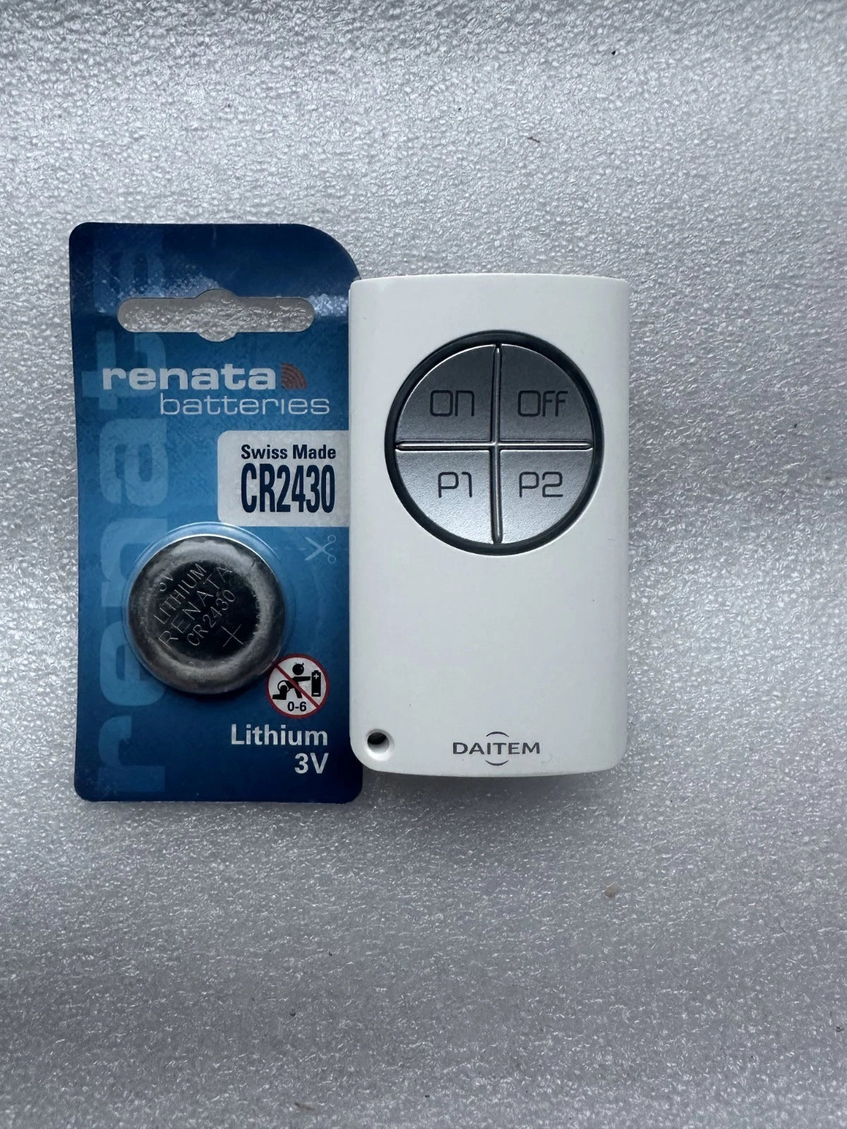 télécommande daitem sj604ax – alarme / automatisme – 4 fonctions – neuve déstock