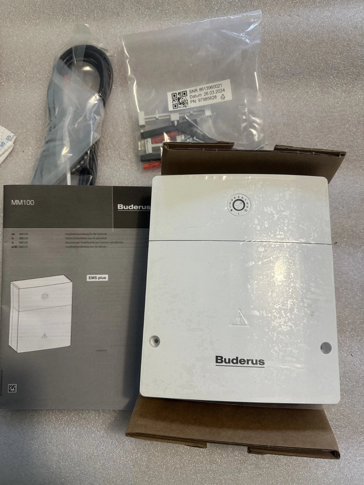 buderus 7738113391 module régulateur système circuit de chauffage module mm100