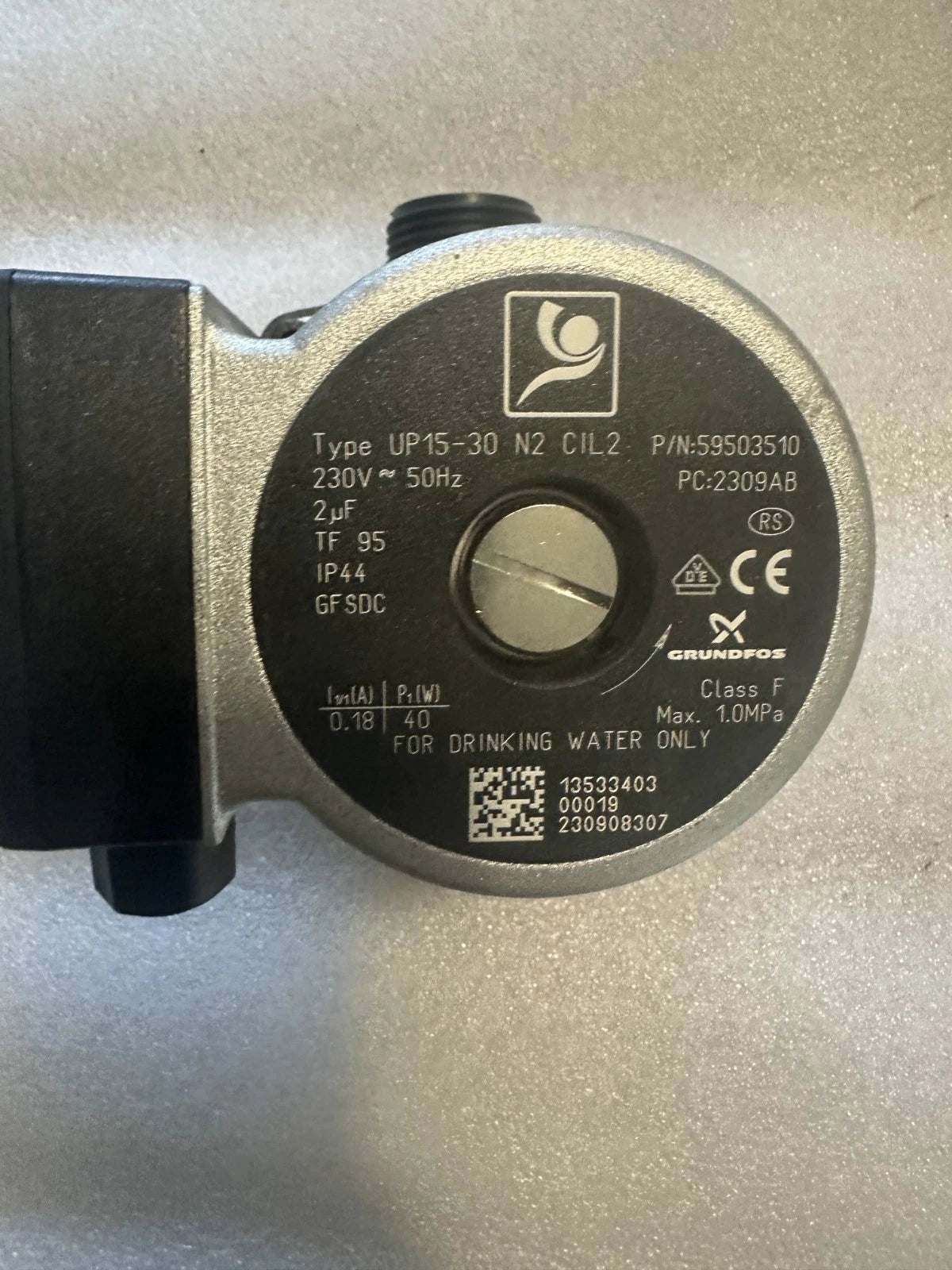 circulateur grundfos up 15-30 n2 230v réf 59503510 elm leblanc