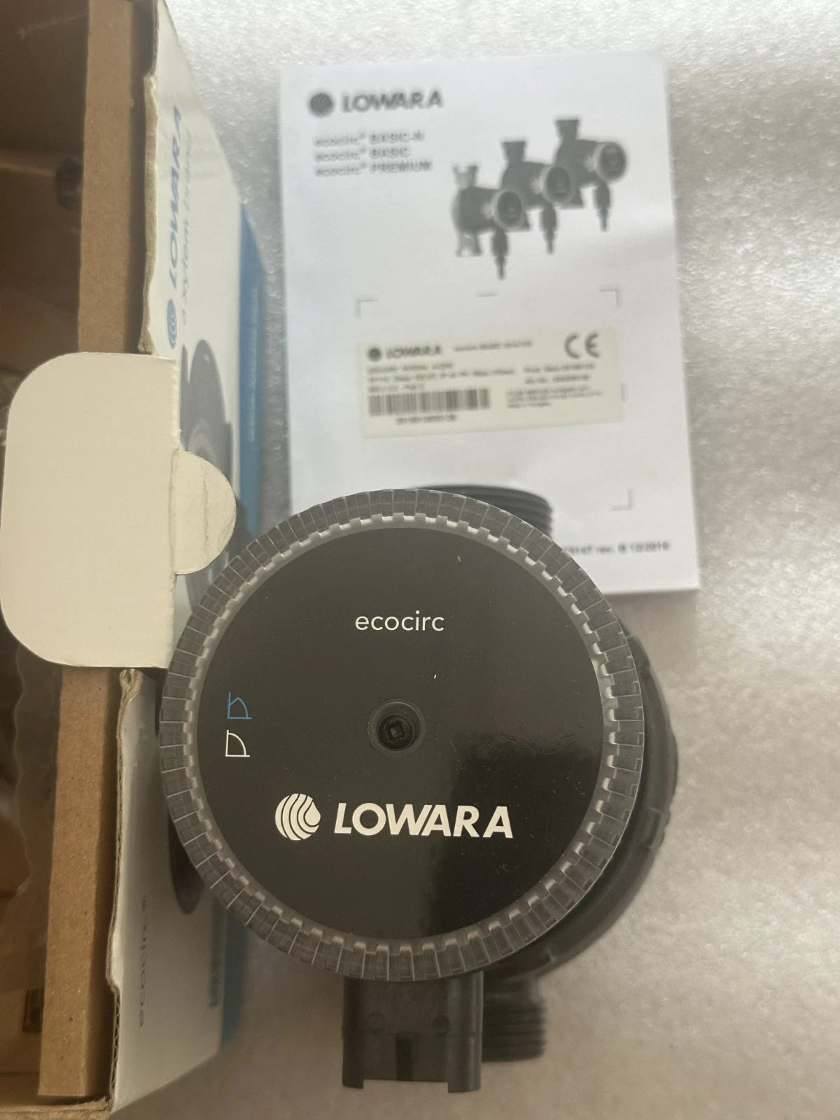 Circulateur Lowara ecocirc BASIC 20-4/130 Pompe Chauffage Haute Efficacité Neuf