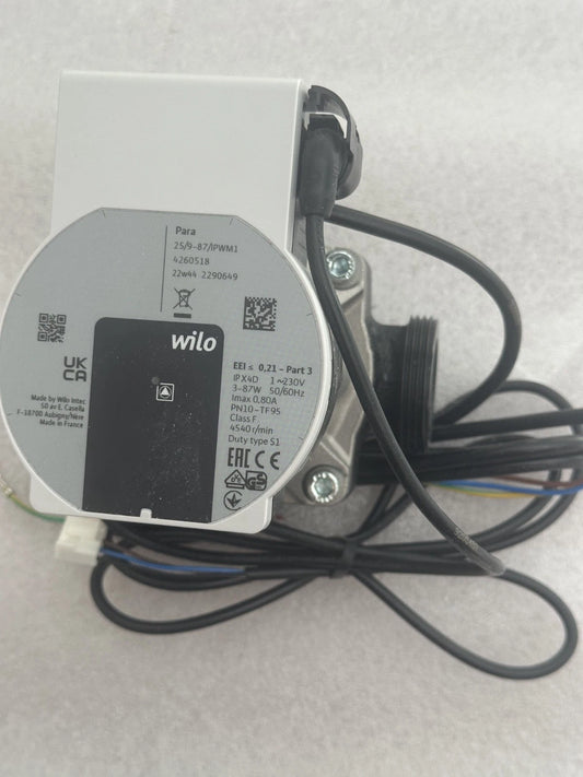 Circulateur Wilo PARA 25/9-87/IPWM1 Haute Efficacité Pompe Chauffage Neuf