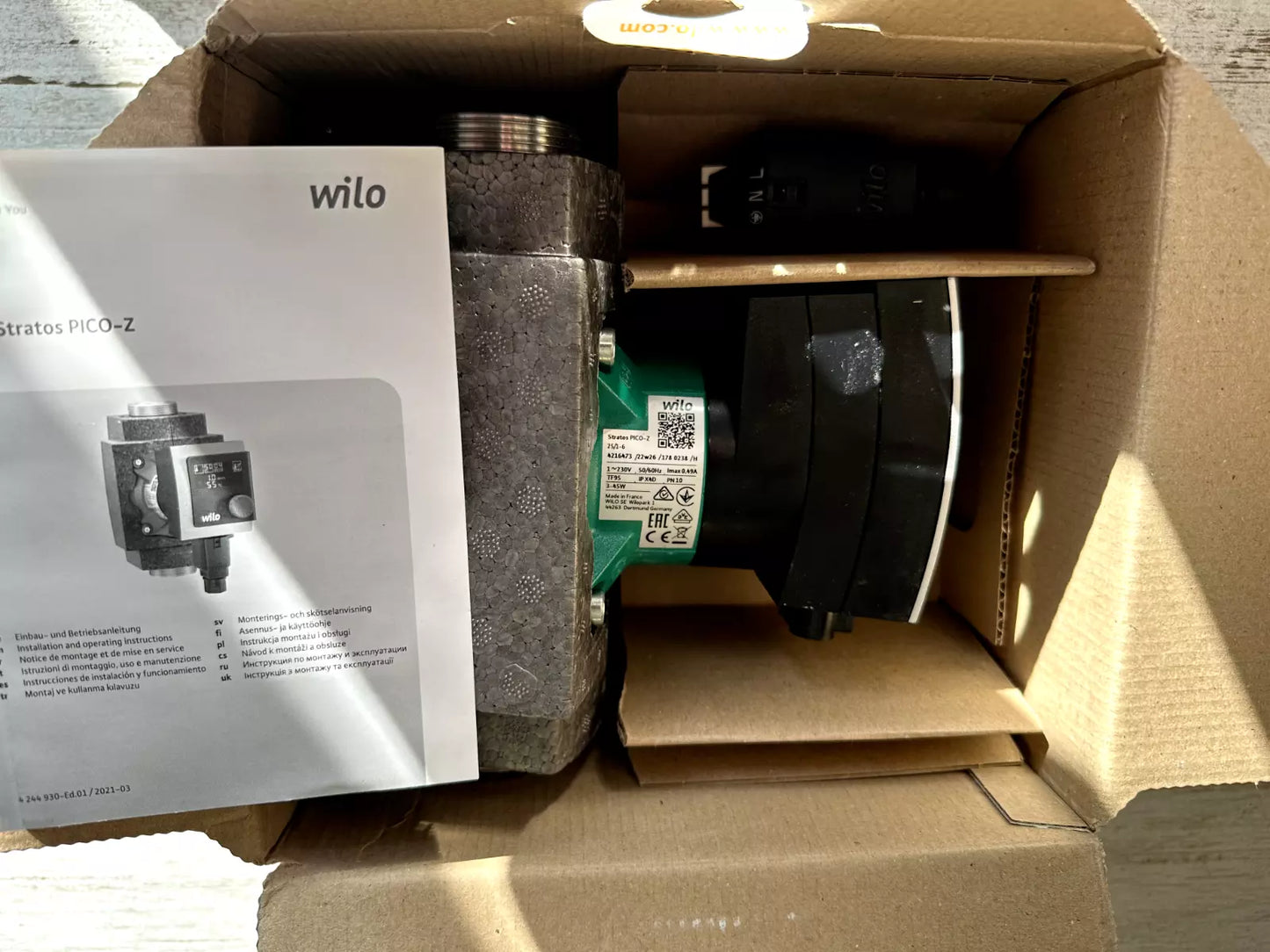 Circulateur Wilo Stratos PICO-Z 25/1-6 – Neuf déstockage sans emballage