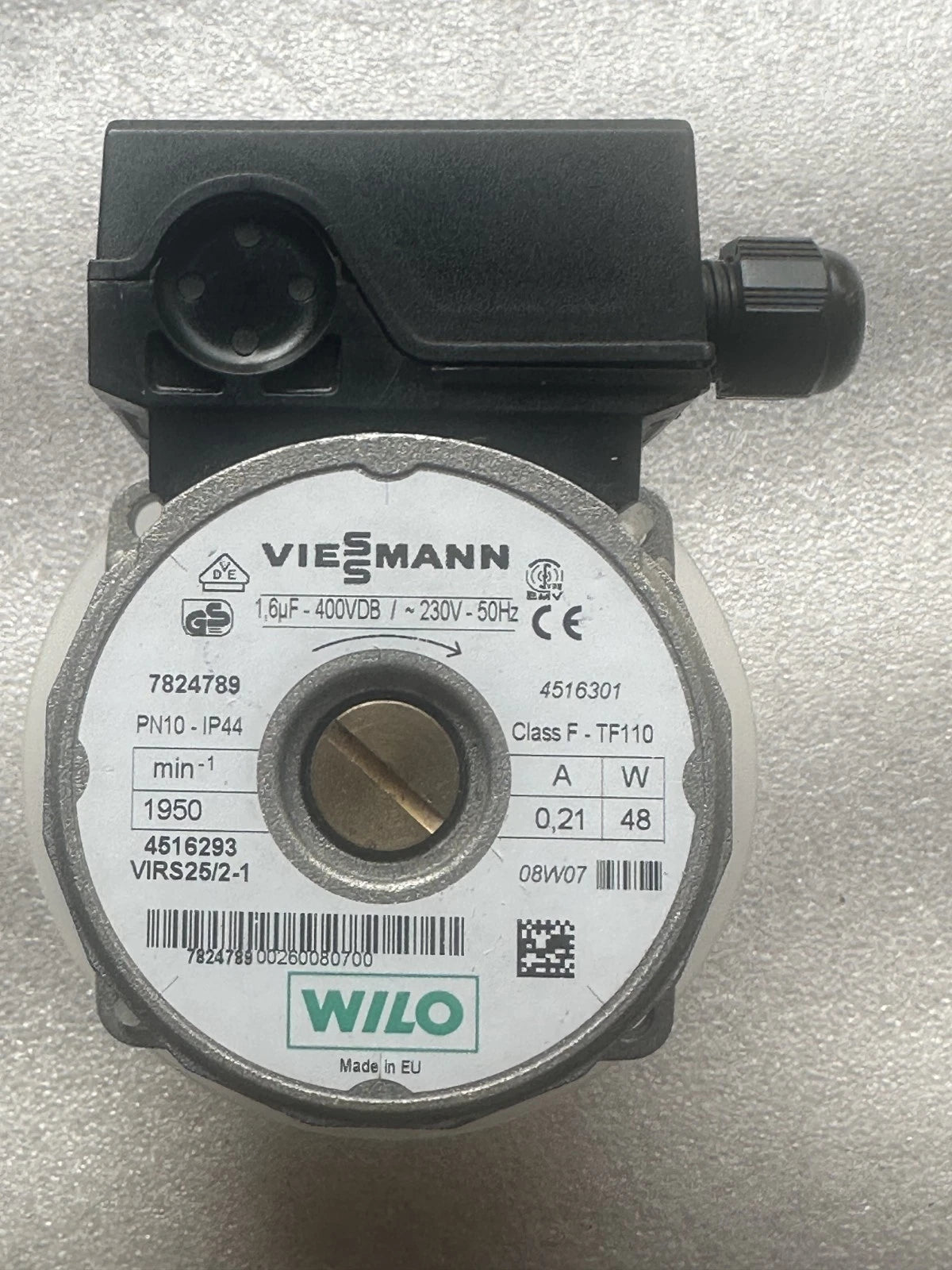 Circulateur Viessmann 7824789 Wilo VIRS 25/2-1 4516293 230V Neuf