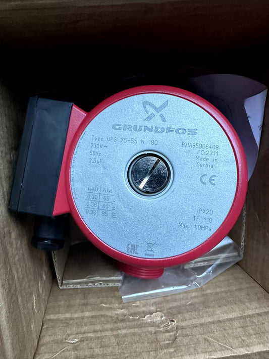 Circulateur Grundfos UPS 25‑55 N 180 mm – Neuf déstockage sans emballage